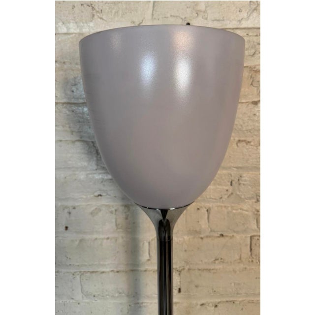 Late 20th Century Late 20th Century Mid-Century Modern Style Space Age Atomic Chrome Floor Lamp For Sale - Image 5 of 8