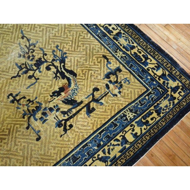 Contemporary Early 21st Century Oversize Chinese Shabby Chic Peking Rug - 13'3" x 17'9" For Sale - Image 3 of 6