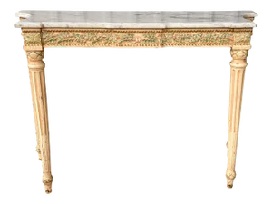 Maison Jansen Louis XVI Style Marble-Top Console Table