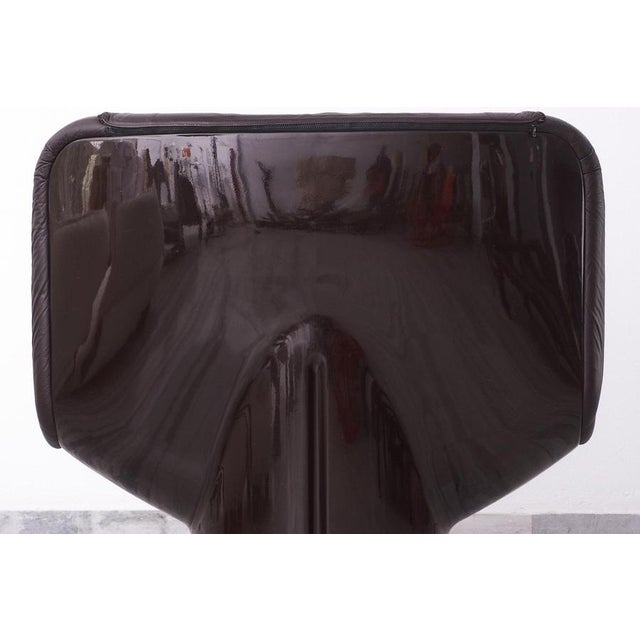 Black The Poltrone Lounge Chair by Titiana Ammannati and G.P. Vitelli, 1973 For Sale - Image 8 of 9