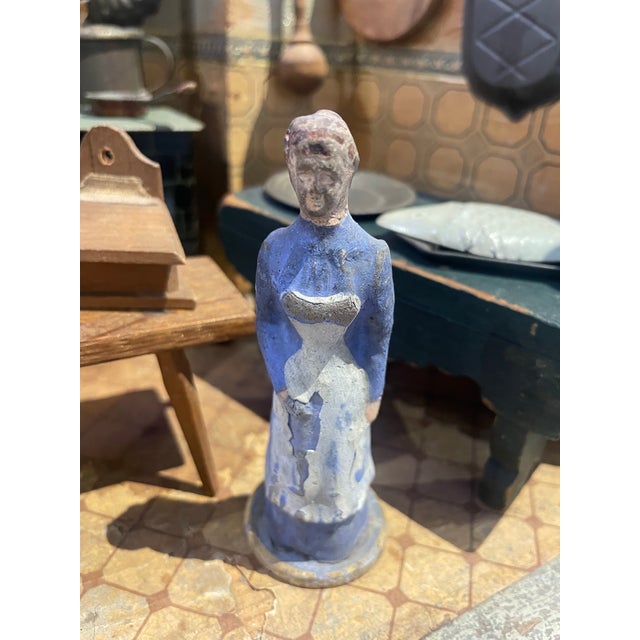 Antique Kitchen Diorama 35 Pieces, Label Reading g.a.. Schwarz Pennsylvania German For Sale - Image 4 of 10