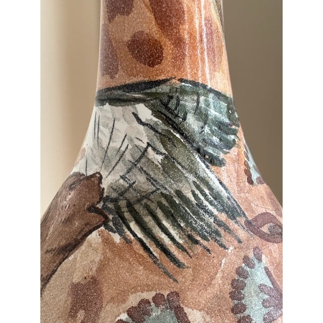 Large Mid-20th Century Mexican Tonalá Pottery Vase For Sale - Image 10 of 18