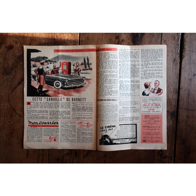French Original Le Journal De Tintin No. 527, November 1958 – Tintin Au Tibet For Sale - Image 3 of 7