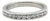 Tiffany & Co. Platinum Diamond Wedding Band 0.33ct 5.1g, Size 6.25 For Sale