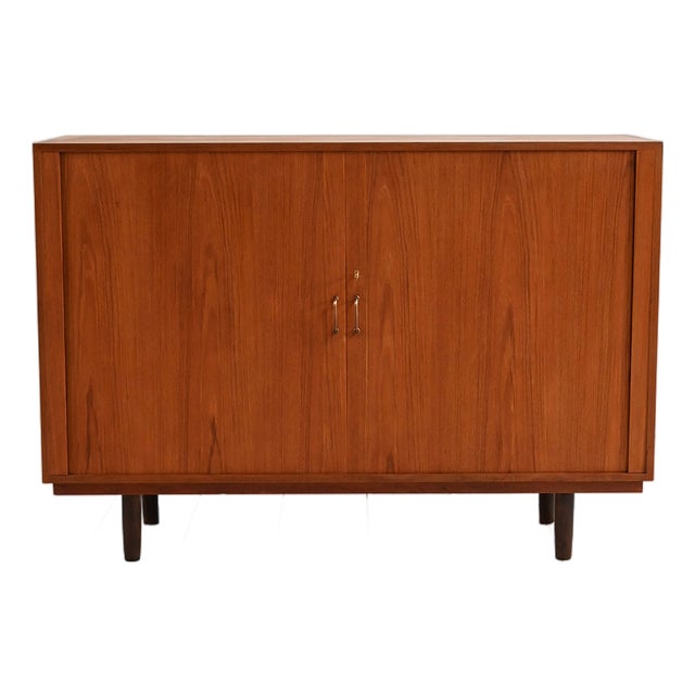 Scandinavian Teak Highboard, 1950s For Sale