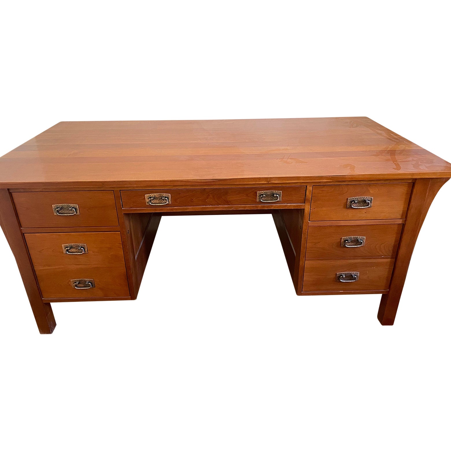 1990s Cherry Stickley Executive Desk Chairish