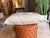 Contemporary Classic Home Beige & White Throw Pillow With Jute Accents For Sale - Image 3 of 4