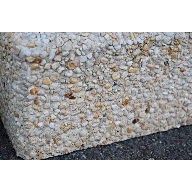Brutalist Concrete Planters, 1960s, Set of 2 For Sale - Image 6 of 6