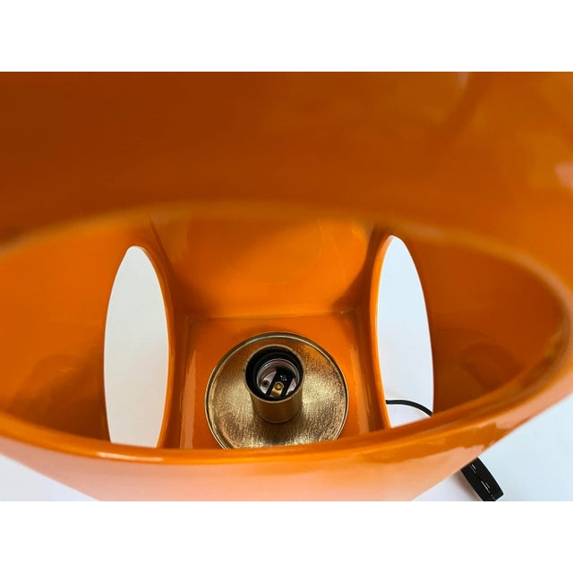 Midcentury Ceramic Cutouts Accent Lamp For Sale - Image 9 of 18