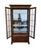 American of Martinsville American of Martinsville Solid Cherry Contemporary Traditional 44" Lighted Display Curio Cabinet 125-421 For Sale - Image 4 of 13