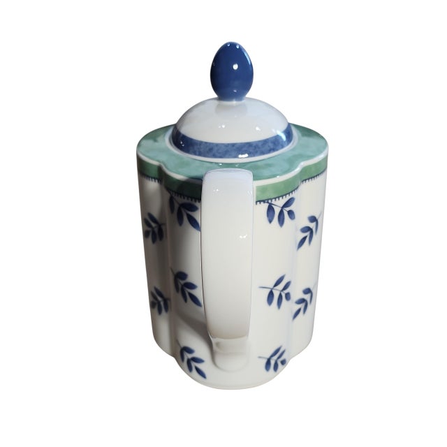 Rustic Vintage Villeroy & Boch Coffee Service Set - Four Pieces For Sale - Image 3 of 12