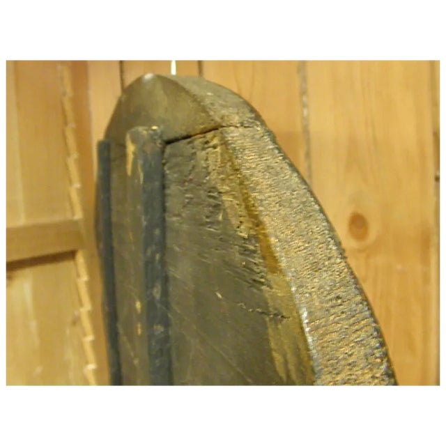 Antique Wooden Hand Painted Hovis Sign with Heel of Bread in Relief For Sale - Image 15 of 18