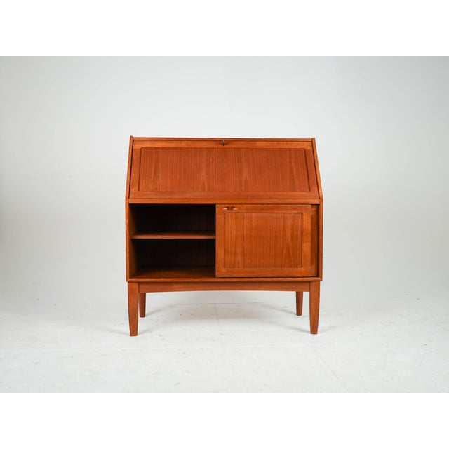 Mid-Century Teak Secretary by H.W. Klein for Bramin, 1960s For Sale - Image 10 of 13