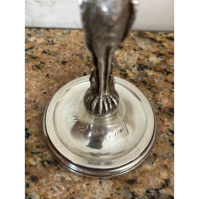 Superb silver-plated menu holder dating from the early 20th century, specially made for the Hôtel de l'Europe. The holder...