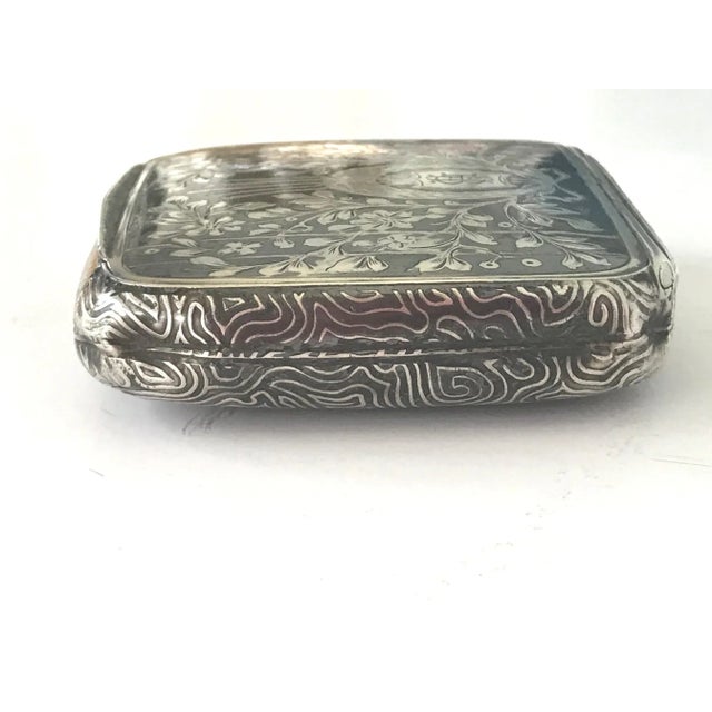 19th Century Russian Niello Silver Tobacco Case For Sale - Image 11 of 13