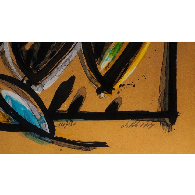 Modern Jacques Poli, Les Perruches, Lithograph For Sale - Image 3 of 8
