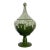 Vintage Volcanic Glaze Ceramic Studio Art Pottery Covered Urn Vessel For Sale