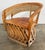 Mid 20th Century Vintage Mexican Cedar Wood and Leather Equipale Lounge Chair For Sale - Image 5 of 10