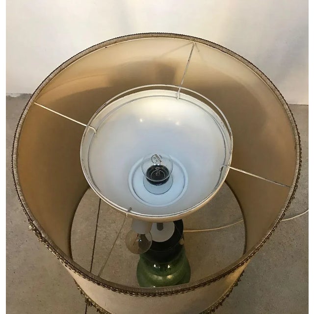 German Large Ceramic Table Lamp from Kaiser Leuchten, 1960s For Sale - Image 10 of 17