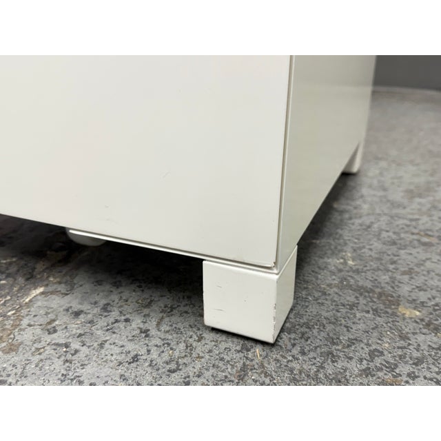 White West Elm Parsons Filing Cabinet For Sale - Image 8 of 12