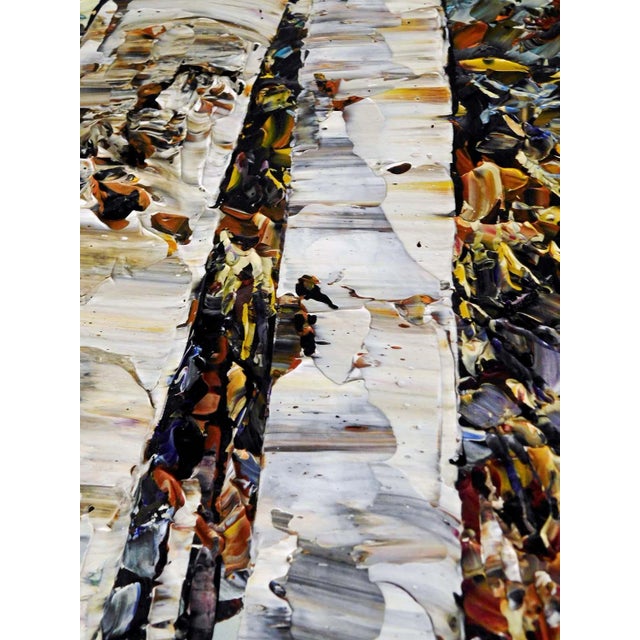 "Over Yonder" framed Original Acrylic on Canvas by Maya Eventov Hand Signed by the Artist museum mounted, matted and...