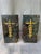 Stone 1980s Heavy Medical Caduceus Brown Gray Italian Marble Bookends a Pair For Sale - Image 7 of 15
