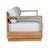 White Imperial Grove Outdoor Solid Teak Wood Sofa - 84" For Sale - Image 8 of 14