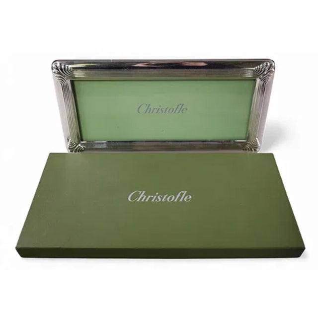 Christofle French Silver Plated Panorama Picture Frame