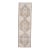 1970s Vintage Turkish Handmade Wool Cotton Beige Runner Rug For Sale