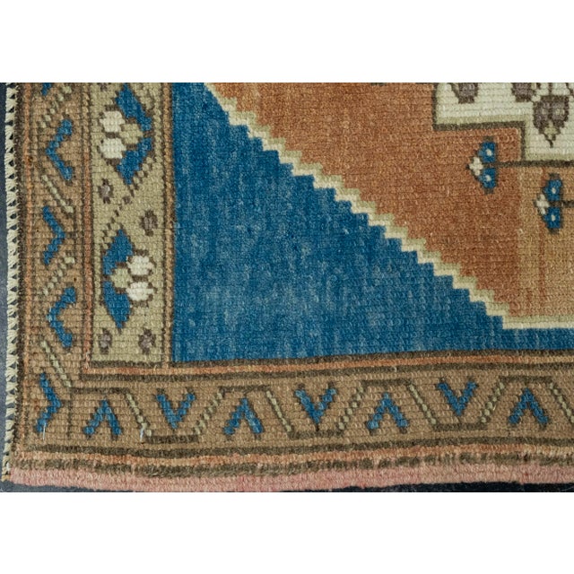Turkish Mini Rug Oriental Hand Knotted Vintage Rug 1'10" x 2'10" #16205 Explore a curated collection of hallway runners,...