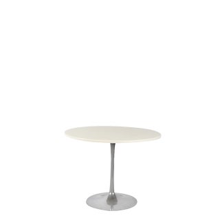 Vintage Dining Table with Metal Tulip Leg, 1970s For Sale