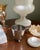 Vintage Modern Silver Metal Cup With Three Round Ball Feet For Sale - Image 4 of 7