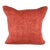 20 x 20 Hemp Pillow Turkish Cushion Natural Pinkish Red Pillow Cushion Cover For Sale