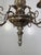 Italian Silvered Wood and Iron Six-Light Chandelier For Sale - Image 10 of 13
