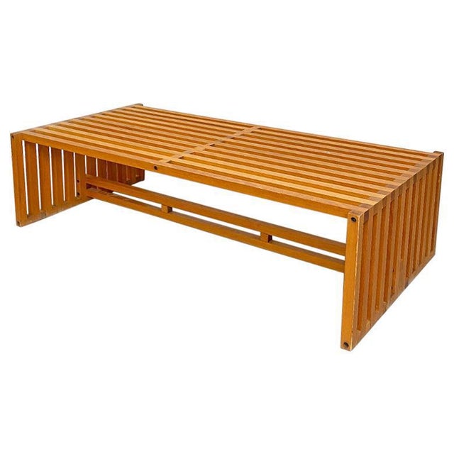 Mid-Century Modern Wood Ara Coffee Table by Vignelli for Driade, 1970s For Sale - Image 10 of 10