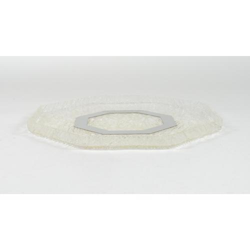 Mid-Century Serving Tray in Acrylic Glass & Steel, Italy, 1970s For Sale - Image 12 of 14