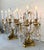 Baroque 19th Century E. F. Caldwell Gilt Bronze & Baccarat Crystal Girandole Table Lamps - a Pair For Sale - Image 3 of 18