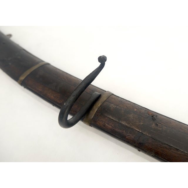 Old Antique c1920s Boomerang Coat Rack Conversion For Sale - Image 9 of 9