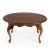 Spritely Home Accent Furniture Grace Oval 4 Legs Coffee Table, Medium Brown For Sale - Image 4 of 9