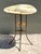 Vintage Greek Key Brass and Onyx Accent Table For Sale - Image 10 of 12