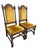 Jacobean 1980s Ethan Allen Jacobean Royal Charter Oak Dining Room Side Chairs Gothic Pair For Sale - Image 3 of 15
