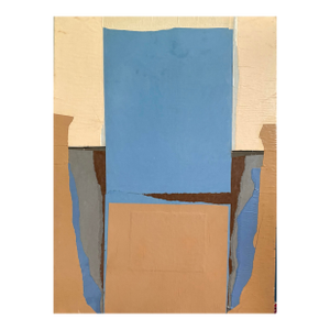 Barbara Beck 1960s Paper Collage on Board