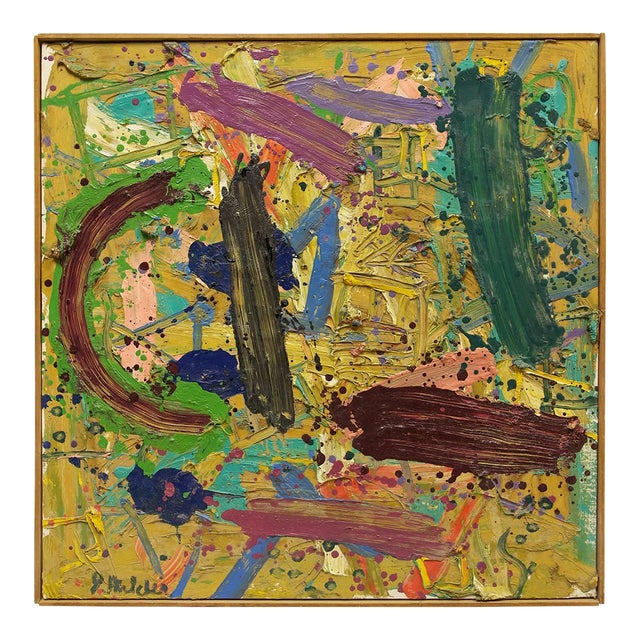 Jay Milder, Untitled Abstract Composition, Abstract Expressionist Oil Painting For Sale