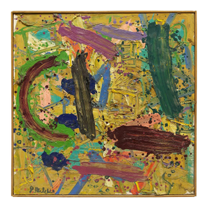 Jay Milder, Untitled Abstract Composition, Abstract Expressionist Oil Painting
