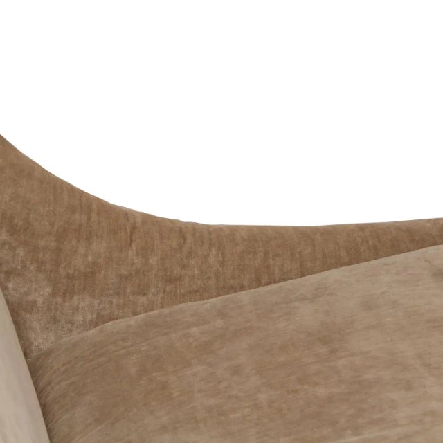 1980s 1980s Vintage French Armless Highback Settee For Sale - Image 5 of 6