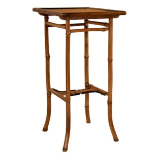 19th Century Faux Bamboo Side Table From France For Sale