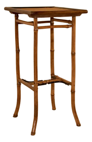 19th Century Faux Bamboo Side Table From France