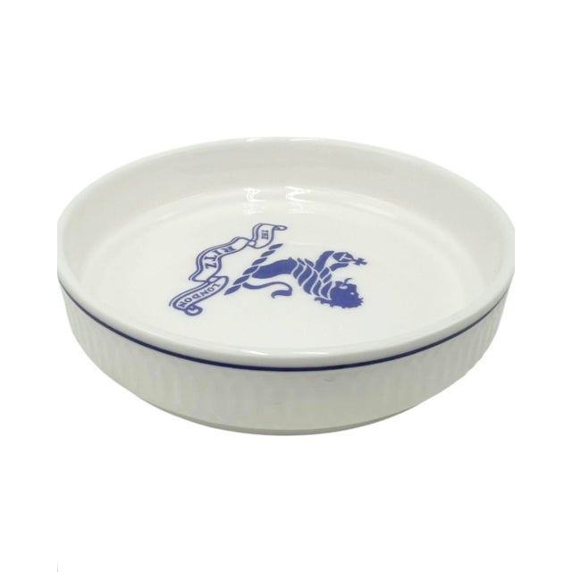 Vintage the Ritz London Hotel Porcelain Coaster Ashtray For Sale - Image 4 of 10