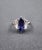 4.21 Ct Gubelin/Gia Certified Nh Color Change Sapphire & Diamond Ring Size 6.5 For Sale In Chicago - Image 6 of 12