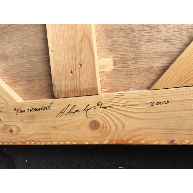 Epoxy Resin Collage American British Alex Echo For Sale - Image 10 of 11